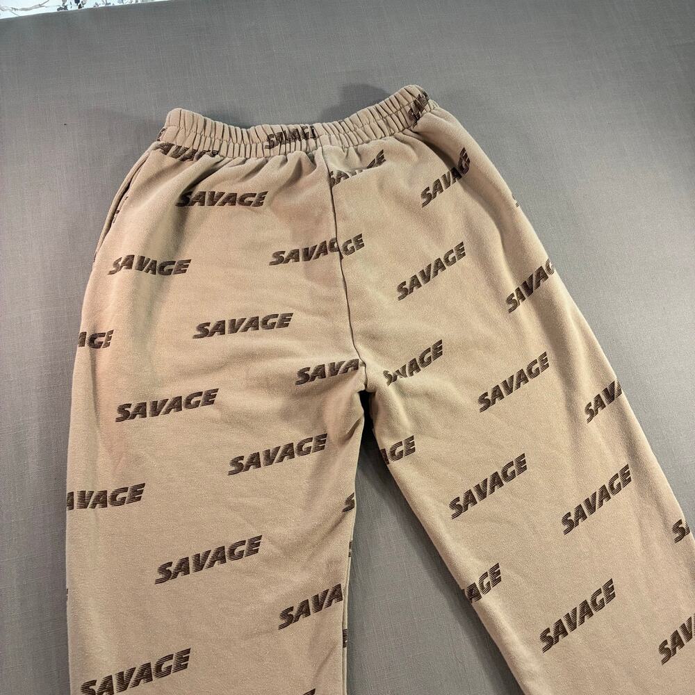 Fashion Nova Savage All Over Print Jogger Sweatpants Beige Women’s S - Picture 7 of 7